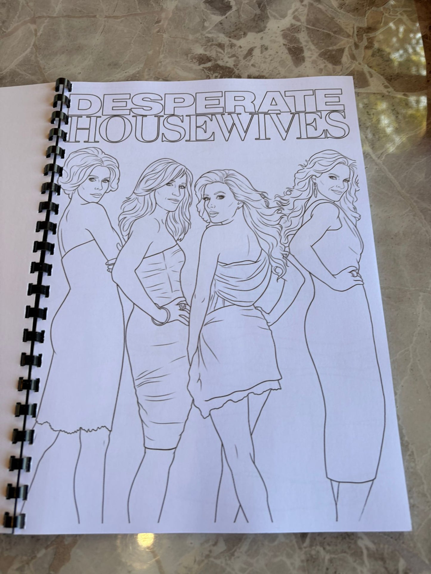 Desperate Housewives colouring book