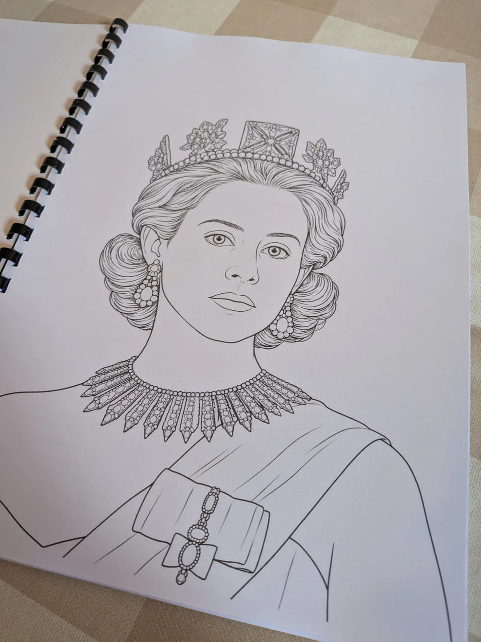 The Crown Colouring book