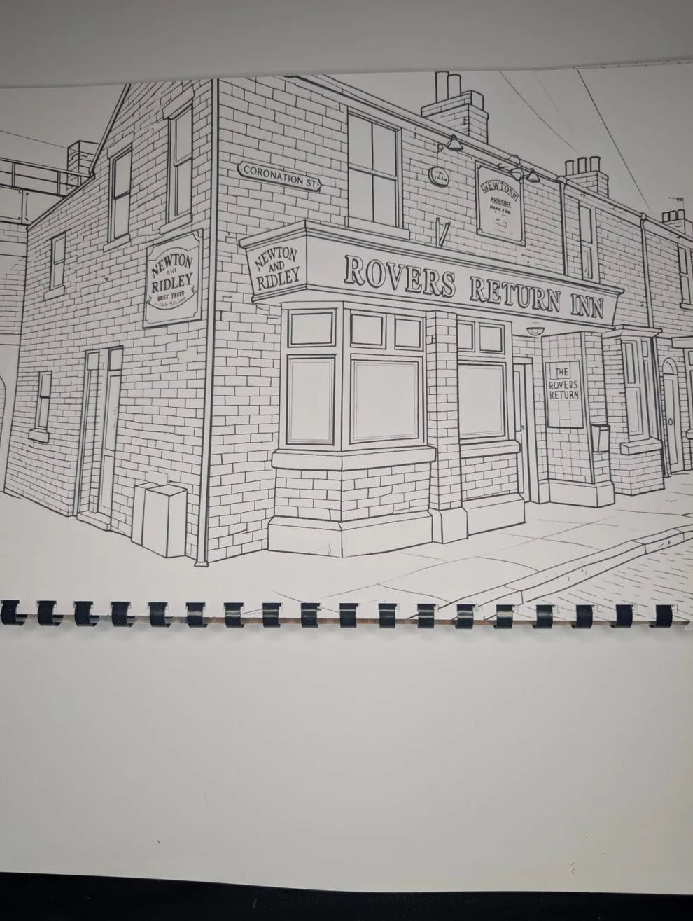 Coronation street colouring book