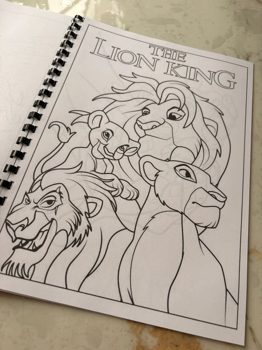 Lion King colouring book