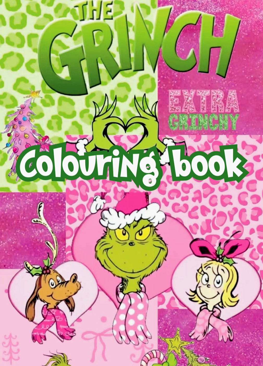 Grinch colouring book