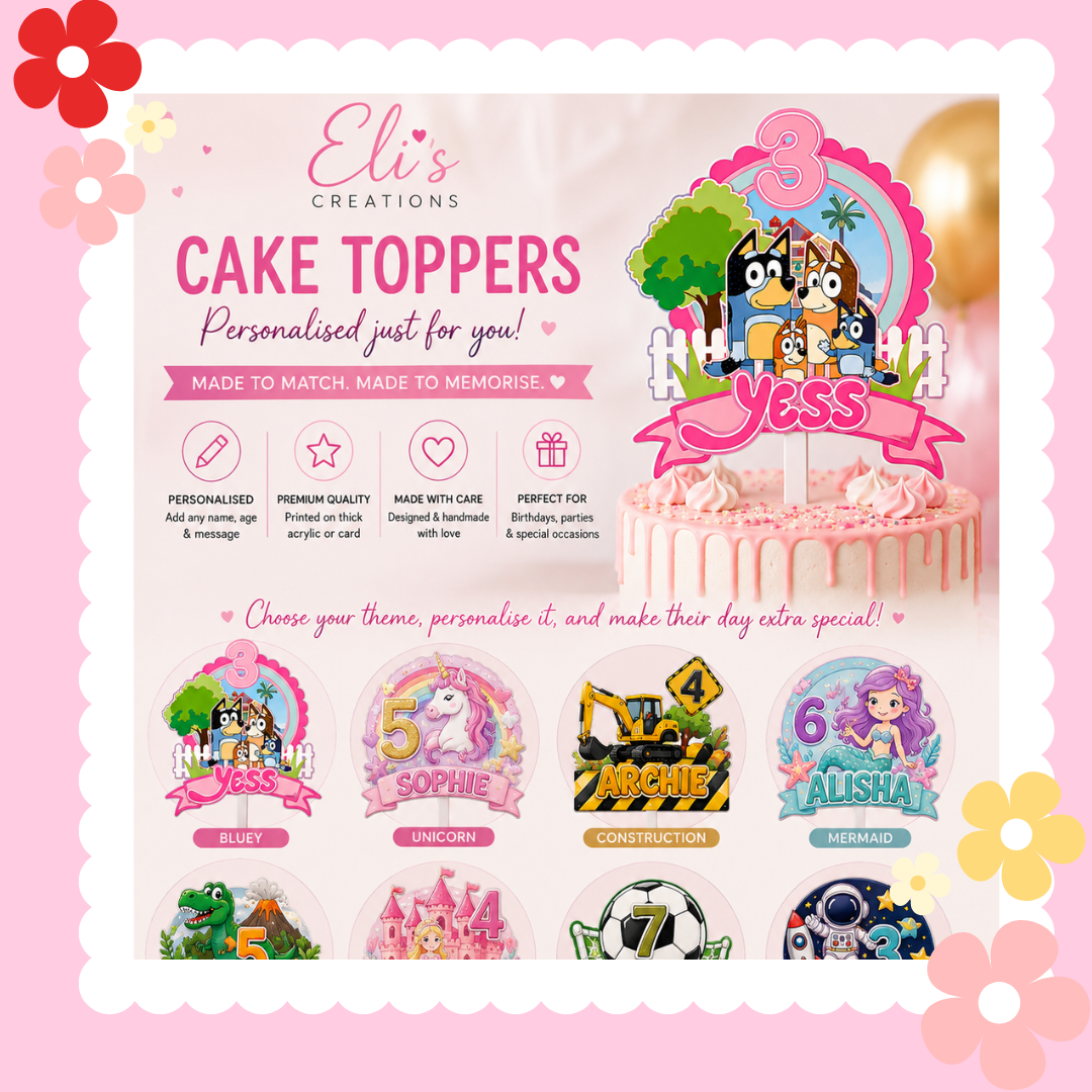Cake toppers