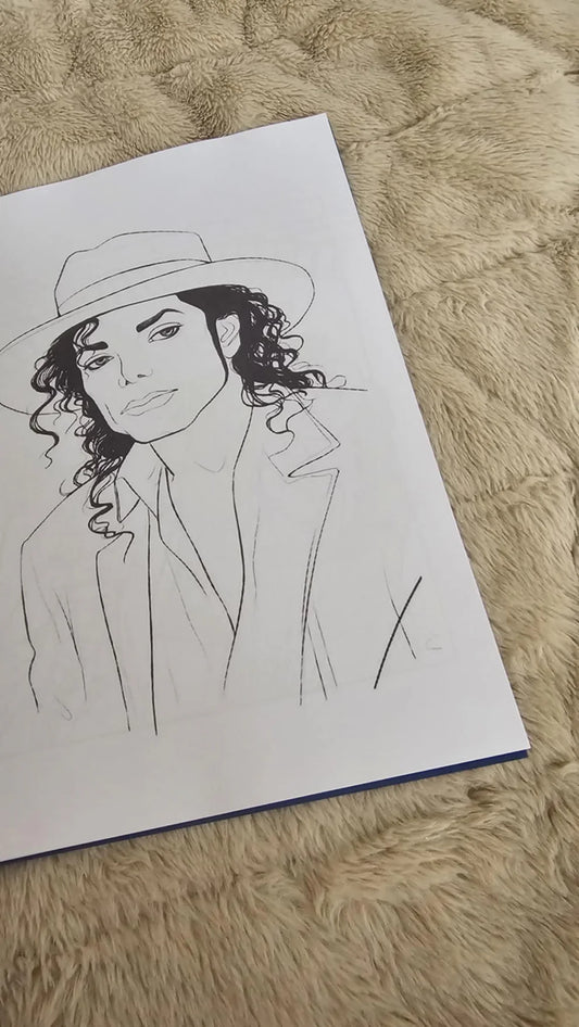 MJ colouring book