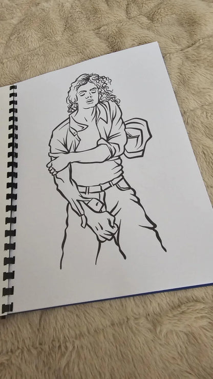 MJ colouring book