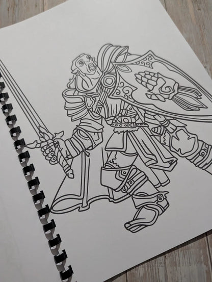 Dungeons and Dragons colouring book