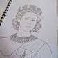 The Crown Colouring book