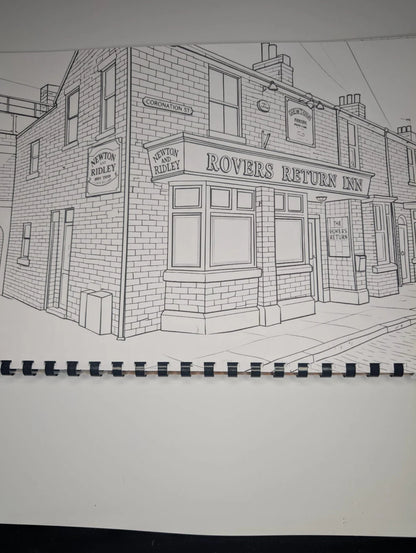 Coronation street colouring book