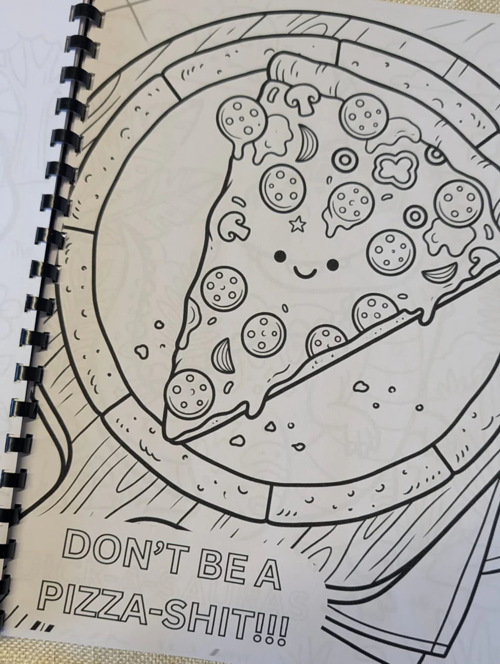 Adult swear puns colouring book