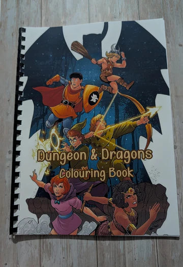 Dungeons and Dragons colouring book