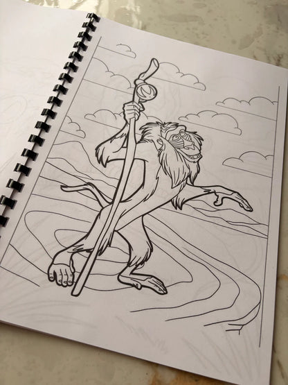 Lion King colouring book