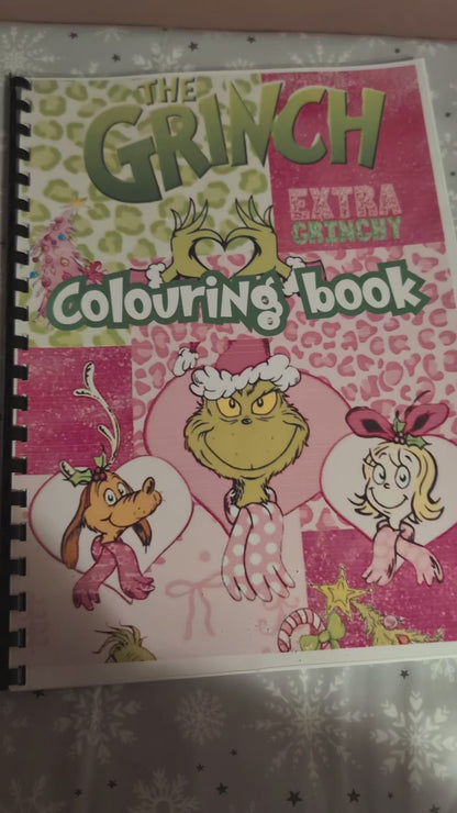 Grinch colouring book