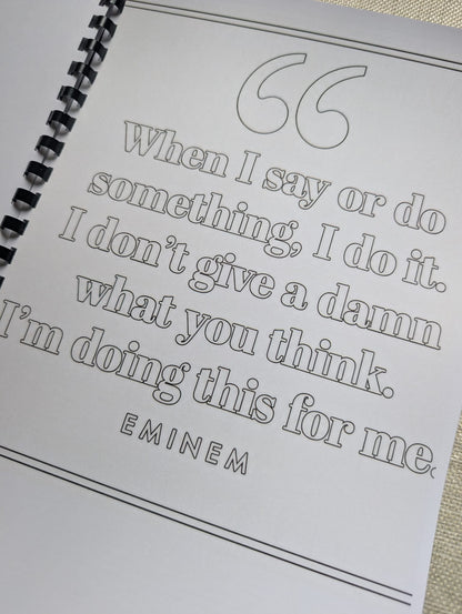 Eminem colouring book