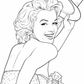 Marylin Monroe colouring book