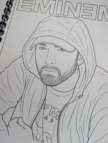 Eminem colouring book