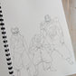 Jujitsu kaisan inspired colouring book