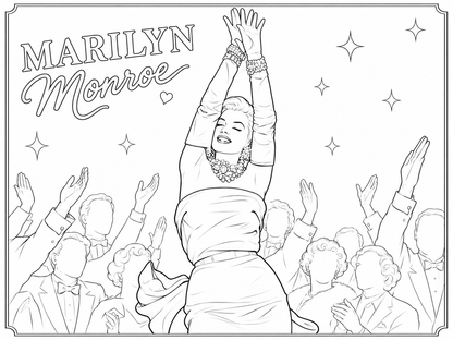 Marylin Monroe colouring book