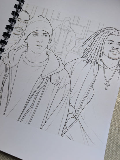 Eminem colouring book