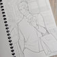 Jujitsu kaisan inspired colouring book