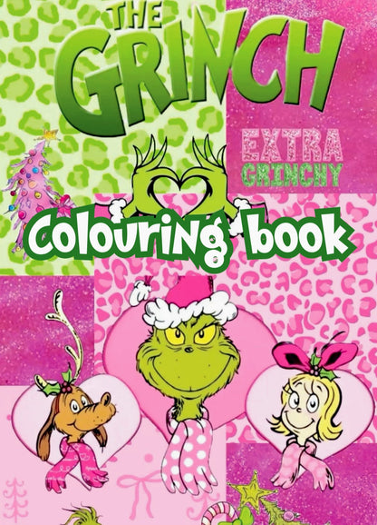 Grinch colouring book