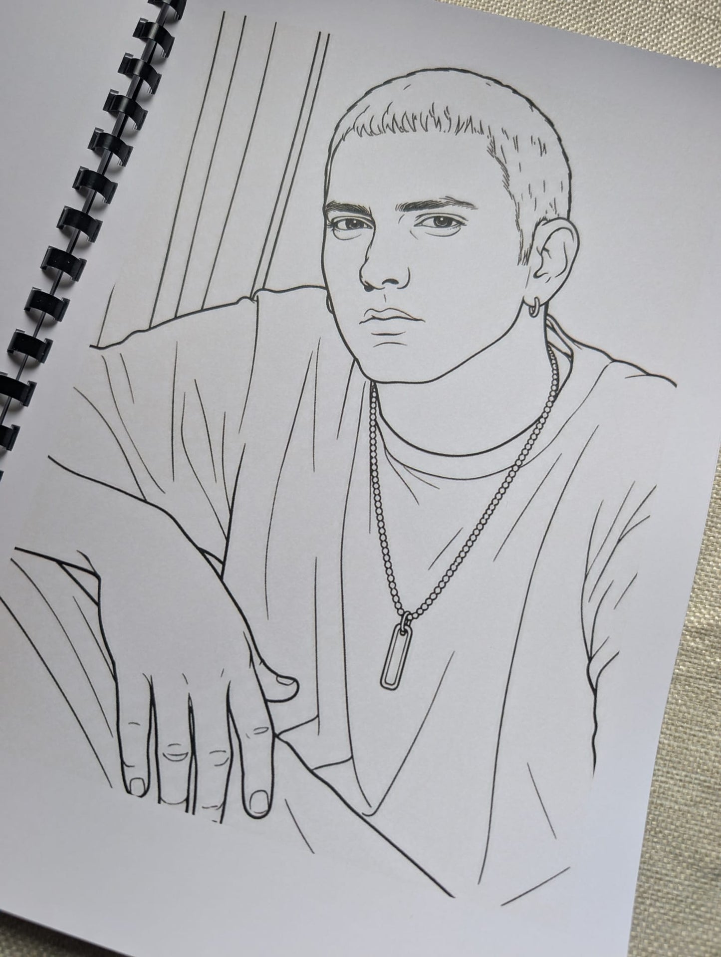 Eminem colouring book