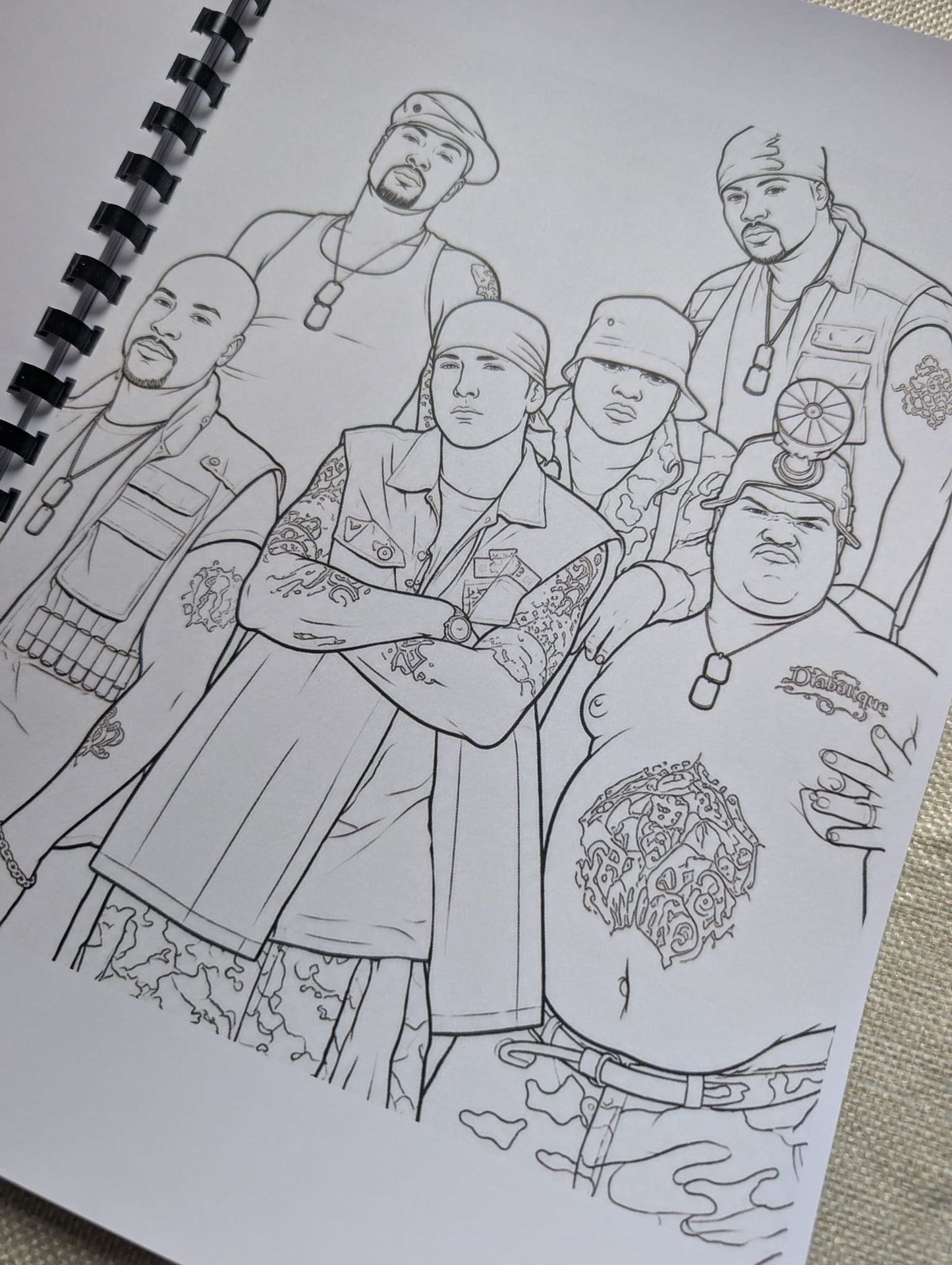 Eminem colouring book