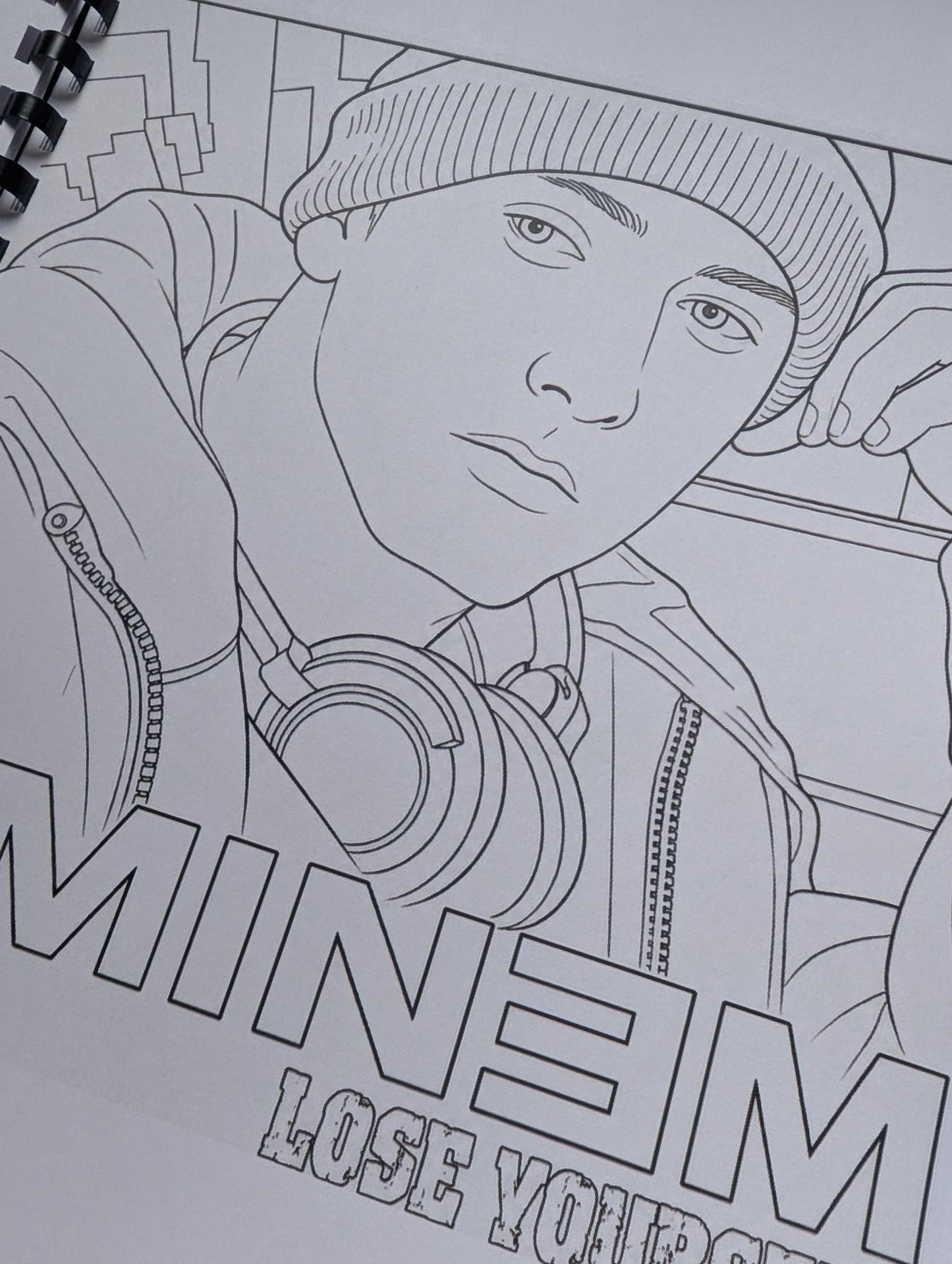 Eminem colouring book