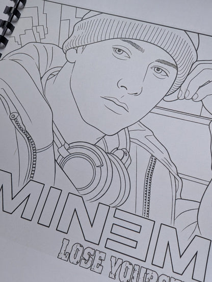 Eminem colouring book