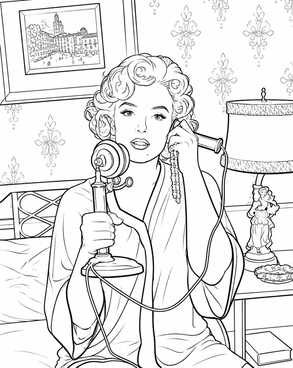 Marylin Monroe colouring book