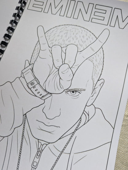 Eminem colouring book