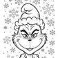 Grinch colouring book