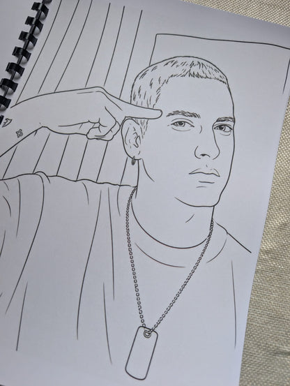 Eminem colouring book