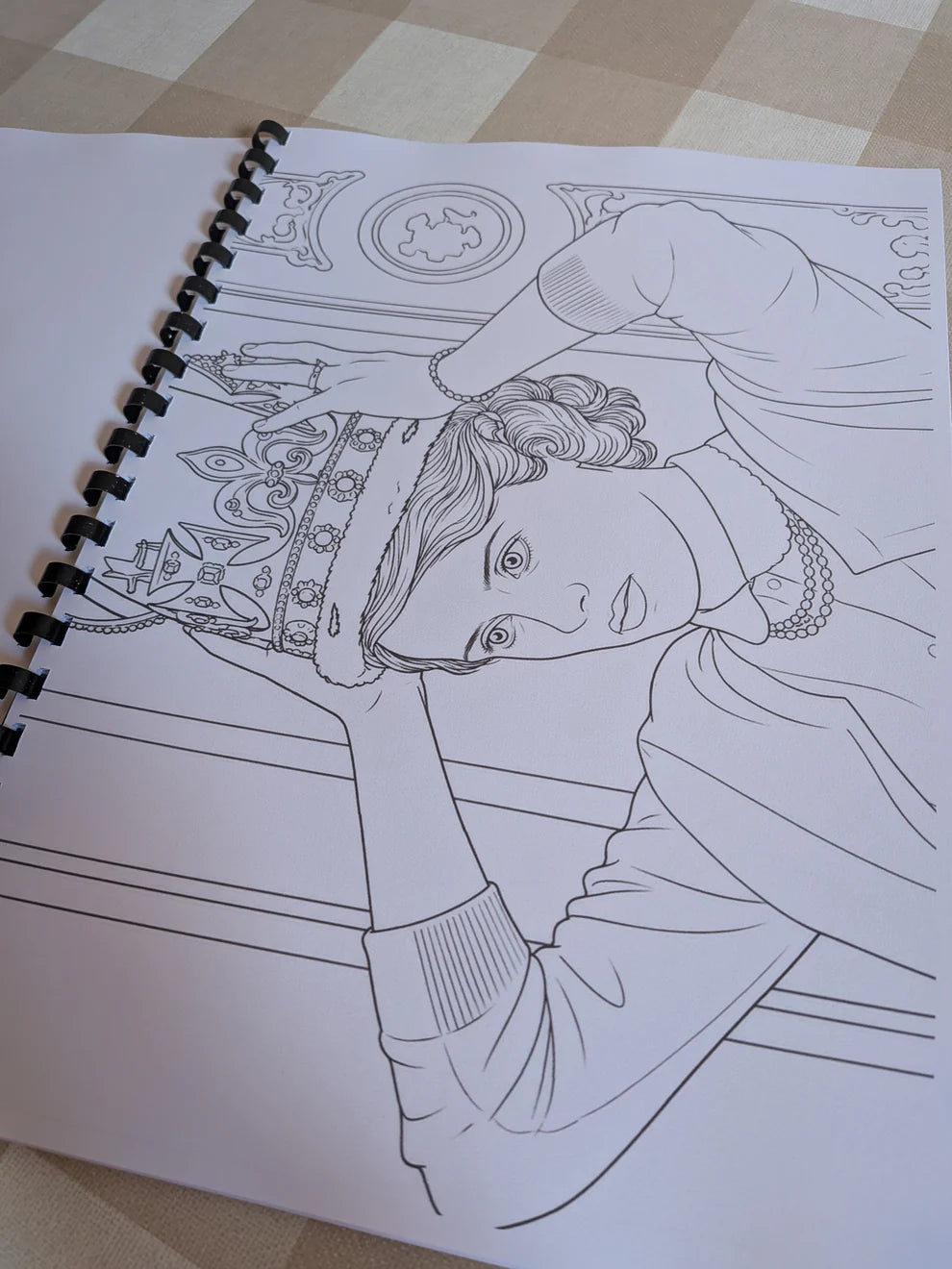 The Crown Colouring book