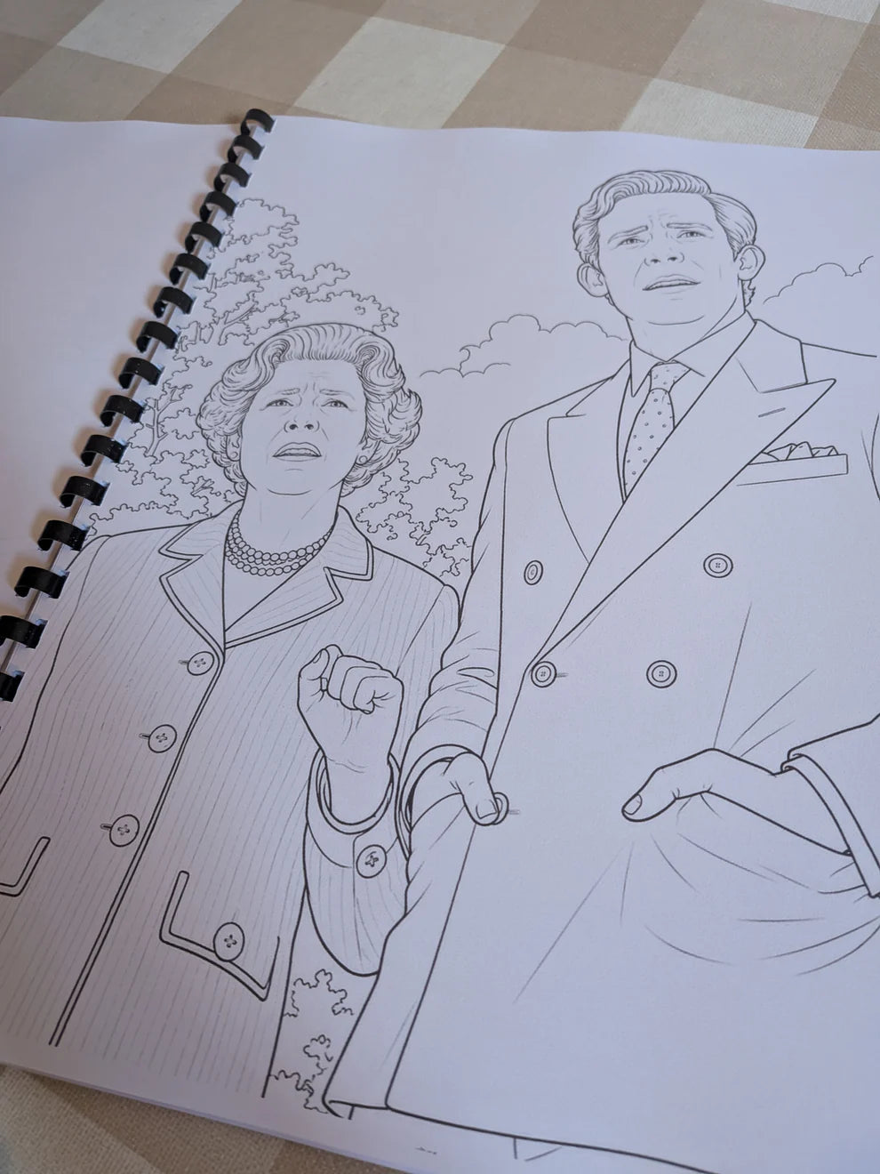 The Crown Colouring book