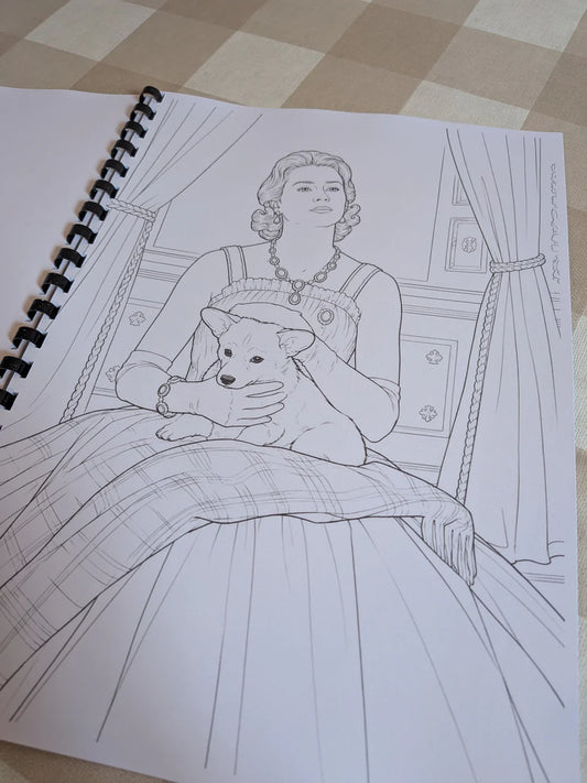 The Crown Colouring book
