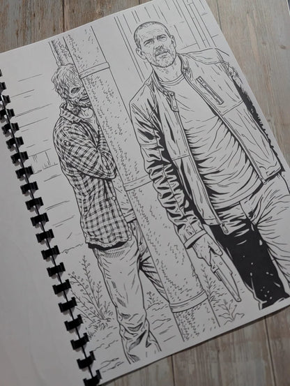 walking dead colouring book