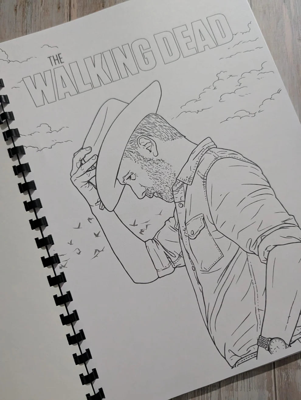 walking dead colouring book