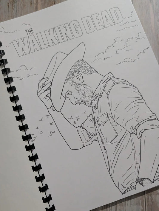walking dead colouring book