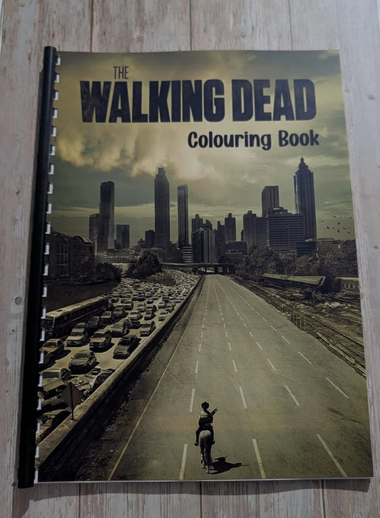 walking dead colouring book